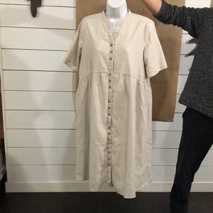 Roolee Pin Striped Lined Dress